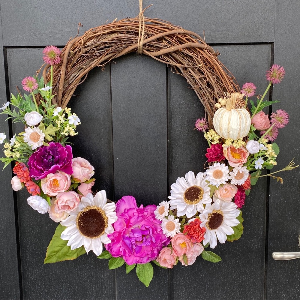 Handmade Fall Transitional Wreath